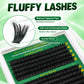 DIY Cluster Eyelash Extensions 270PCS 10–16mm Mix D Curl Soft Natural Wispy Fluffy Volume Lash Clusters Single Cluster Eyelashes for Eyelash Extension No Glue No Tweezers No Box Included Lightweight Reusable for Beginners Daily Makeup Cosmetic Kit