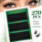 DIY Cluster Eyelash Extensions 270PCS 10–16mm Mix D Curl Soft Natural Wispy Fluffy Volume Lash Clusters Single Cluster Eyelashes for Eyelash Extension No Glue No Tweezers No Box Included Lightweight Reusable for Beginners Daily Makeup Cosmetic Kit