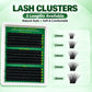 DIY Cluster Eyelash Extensions 270PCS 10–16mm Mix D Curl Soft Natural Wispy Fluffy Volume Lash Clusters Single Cluster Eyelashes for Eyelash Extension No Glue No Tweezers No Box Included Lightweight Reusable for Beginners Daily Makeup Cosmetic Kit