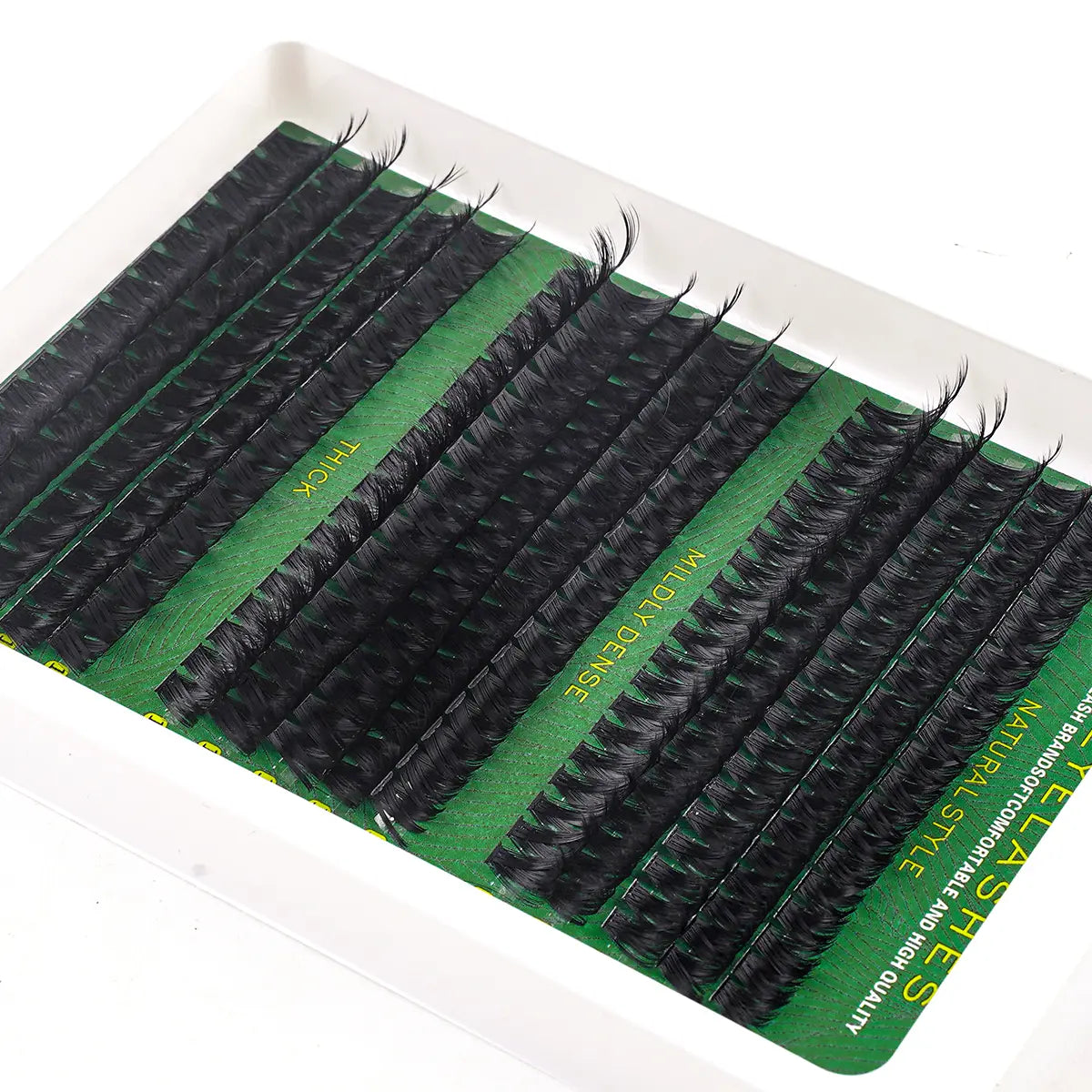 DIY Cluster Eyelash Extensions 270PCS 10–16mm Mix D Curl Soft Natural Wispy Fluffy Volume Lash Clusters Single Cluster Eyelashes for Eyelash Extension No Glue No Tweezers No Box Included Lightweight Reusable for Beginners Daily Makeup Cosmetic Kit