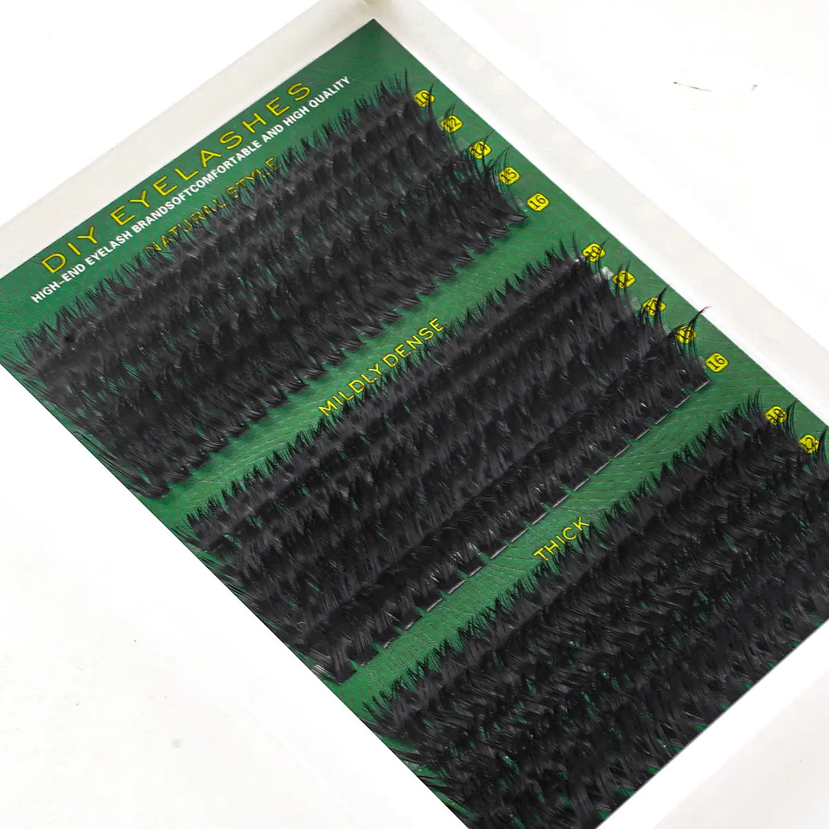 DIY Cluster Eyelash Extensions 270PCS 10–16mm Mix D Curl Soft Natural Wispy Fluffy Volume Lash Clusters Single Cluster Eyelashes for Eyelash Extension No Glue No Tweezers No Box Included Lightweight Reusable for Beginners Daily Makeup Cosmetic Kit